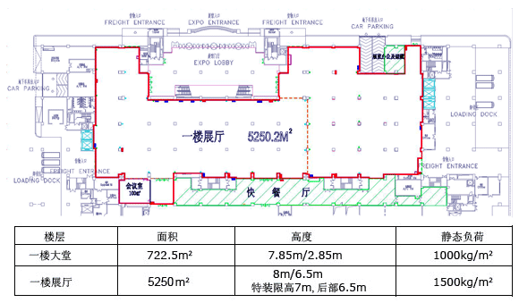 上海世貿商城場館圖